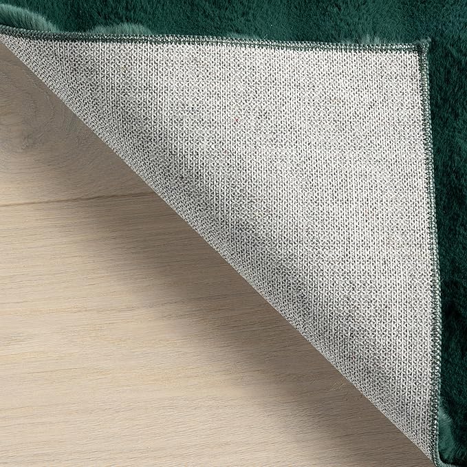 nuLOOM Jeni Checkered 5x8 Machine Washable Area Rug for Living Room Bedroom Dining Room Kitchen, Hunter Green-Ruum Studio Home