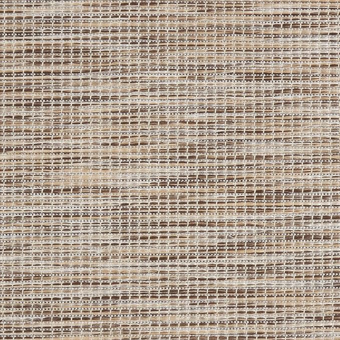Nourison Home Positano Indoor-Outdoor Beige 7' x 10' Area Rug, Easy Cleaning, Non Shedding, Bed Room, Living Room, Dining Room, Backyard, Deck, Patio (7x10)-Ruum Studio Home