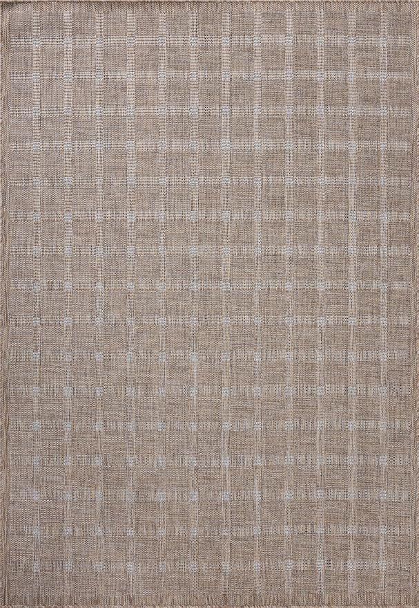 Loloi Amber Lewis Topanga Collection TOP-01 Natural/Bone 6'-7" x 9'-4" Indoor/Outdoor Area Rug-Ruum Studio Home