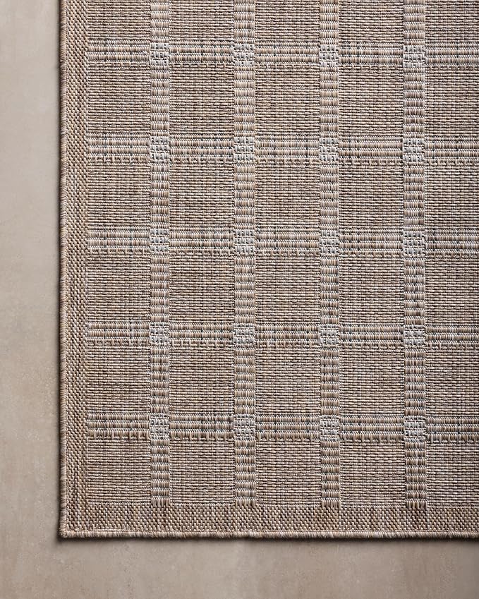 Loloi Amber Lewis Topanga Collection TOP-01 Natural/Bone 5'-3" x 7'-6" Indoor/Outdoor Area Rug-Ruum Studio Home