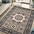 Keen Home Design 4x6 Rug - Machine Washable Area Rug with Non-Slip Backing, Ideal for Living Room, Dining Room, Bedroom - Vintage, Easy Clean, Durable, Low Pile Rug - (4' x 6')-Ruum Studio Home