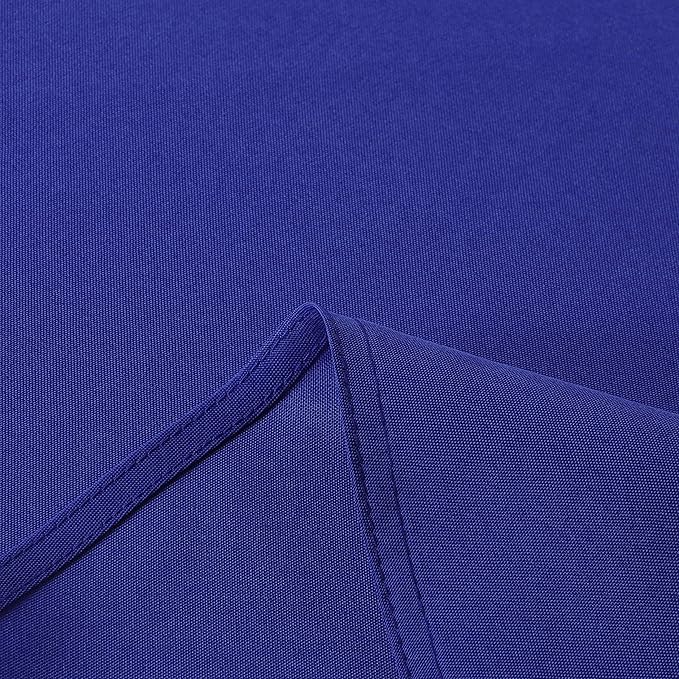 sancua Rectangle Tablecloth - 60 x 120 Inch - Stain and Wrinkle Resistant Washable Polyester Table Cloth, Decorative Fabric Table Cover for Dining Tables, Buffet Parties and Camping, Blue-Ruum Studio Home
