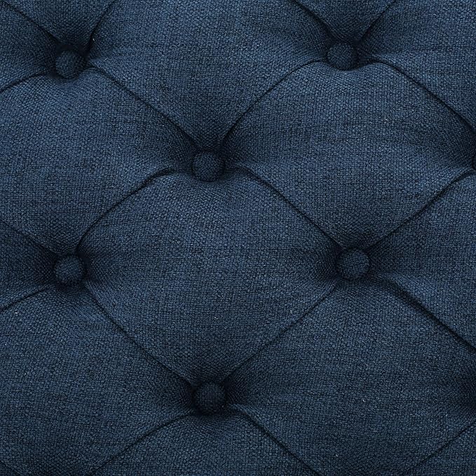 Christopher Knight Home Hikaru Fabric Storage Ottoman, Dark Blue Dimensions: 20.50”D x 51.00”W x 17.00”H-Ruum Studio Home