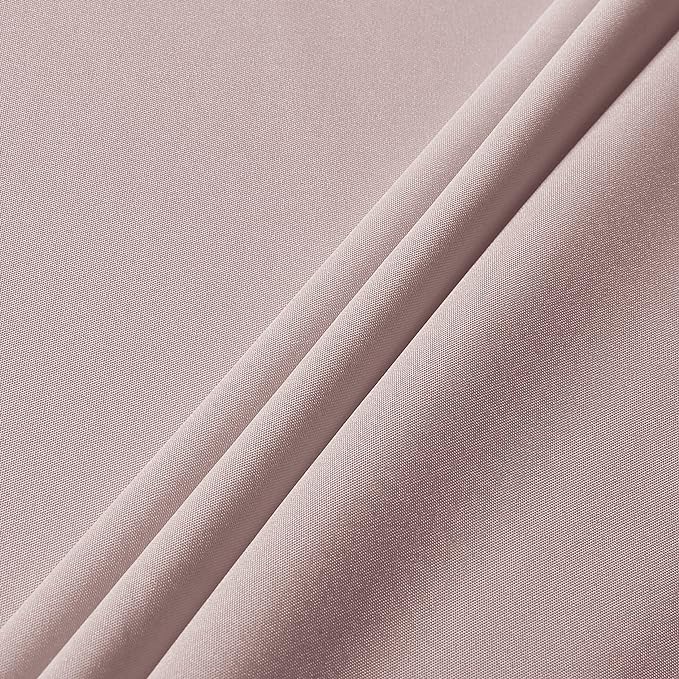 sancua Square Tablecloth - 60 x 60 Inch - Stain and Wrinkle Resistant Washable Polyester Table Cloth, Decorative Fabric Table Cover for Dining Tables, Buffet Parties and Camping, Blush-Ruum Studio Home