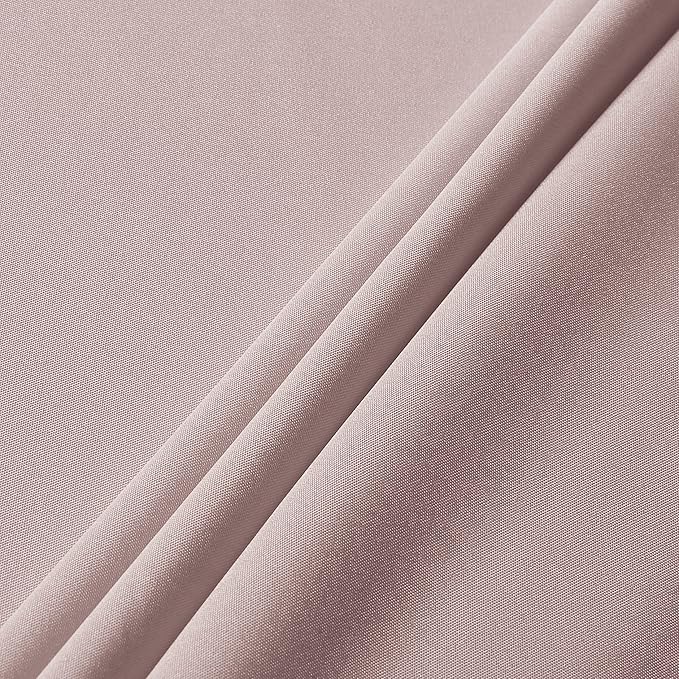 sancua Rectangle Tablecloth - 60 x 102 Inch - Stain and Wrinkle Resistant Washable Polyester Table Cloth, Decorative Fabric Table Cover for Dining Tables, Buffet Parties and Camping, Blush-Ruum Studio Home