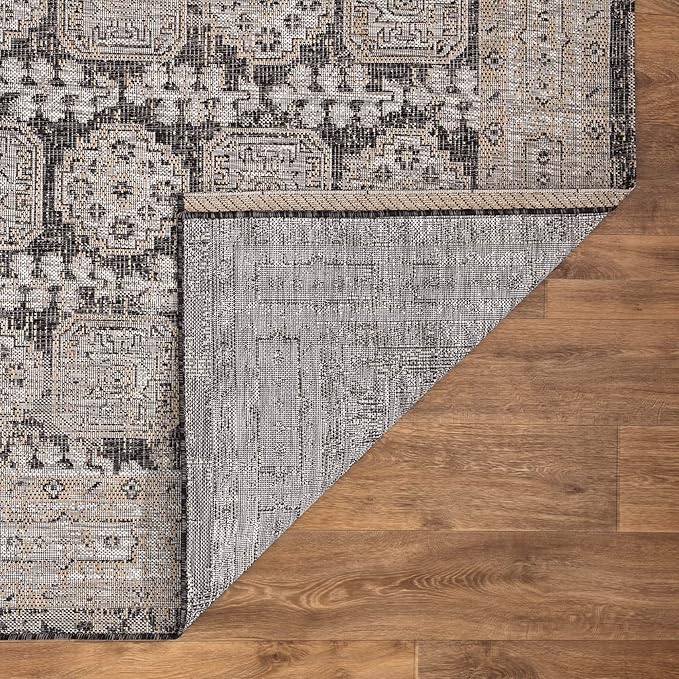 Keen Home Design Terrace Outdoor Runner Rug - 2x8 Washable Indoor/Outdoor Rug for Patio, Kitchen, Balcony, Beach, Garden, Deck and Porch, Size: 2'2"x7'7"-Ruum Studio Home