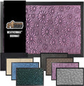 GORILLA GRIP 100% Waterproof All-Season WeatherMax Doormat, 23x35, Durable Natural Rubber, Stain and Fade Resistant, Low Profile, Indoor Outdoor Doormats, Easy Clean Entry Mat, Purple Confetti Daisy-Ruum Studio Home