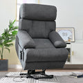 Power Lift Chair Recliners for Elderly, Overstuffed Electric Lift Recliner Chair with Widened Footrest Side Packets for Living Room Bedroom-Ruum Studio Home