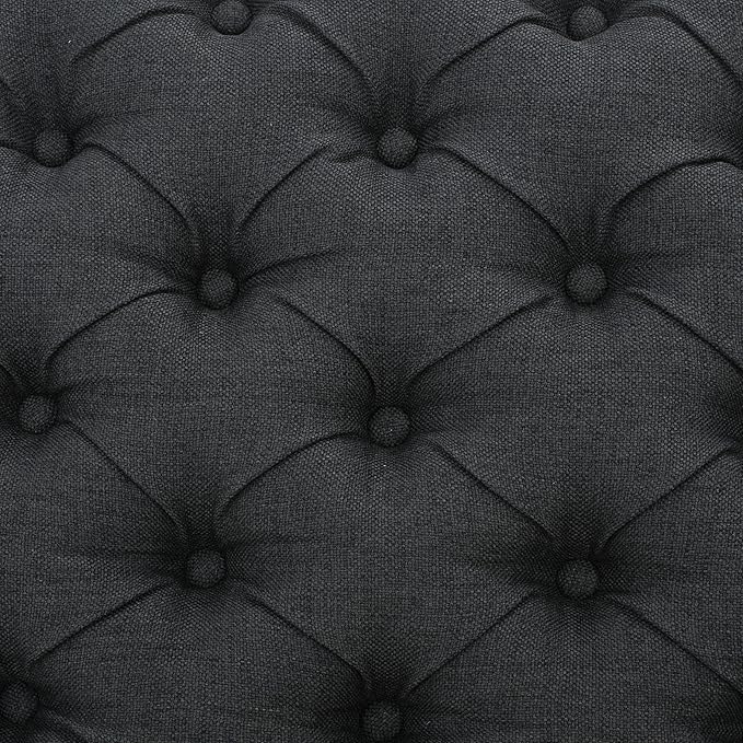 Christopher Knight Home Hikaru Fabric Storage Ottoman, Dark Grey Dimensions: 20.50”D x 51.00”W x 17.00”H-Ruum Studio Home