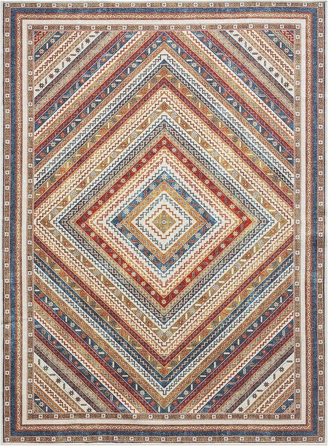 Keen Home Design 3x5 Rug - Machine Washable Entry Rug with Non-Slip Backing, Ideal for Enteryway, Kitchen, Bathroom, Laundry Room - Vintage, Easy Clean, Durable, Low Pile Rug - (3' x 5')-Ruum Studio Home