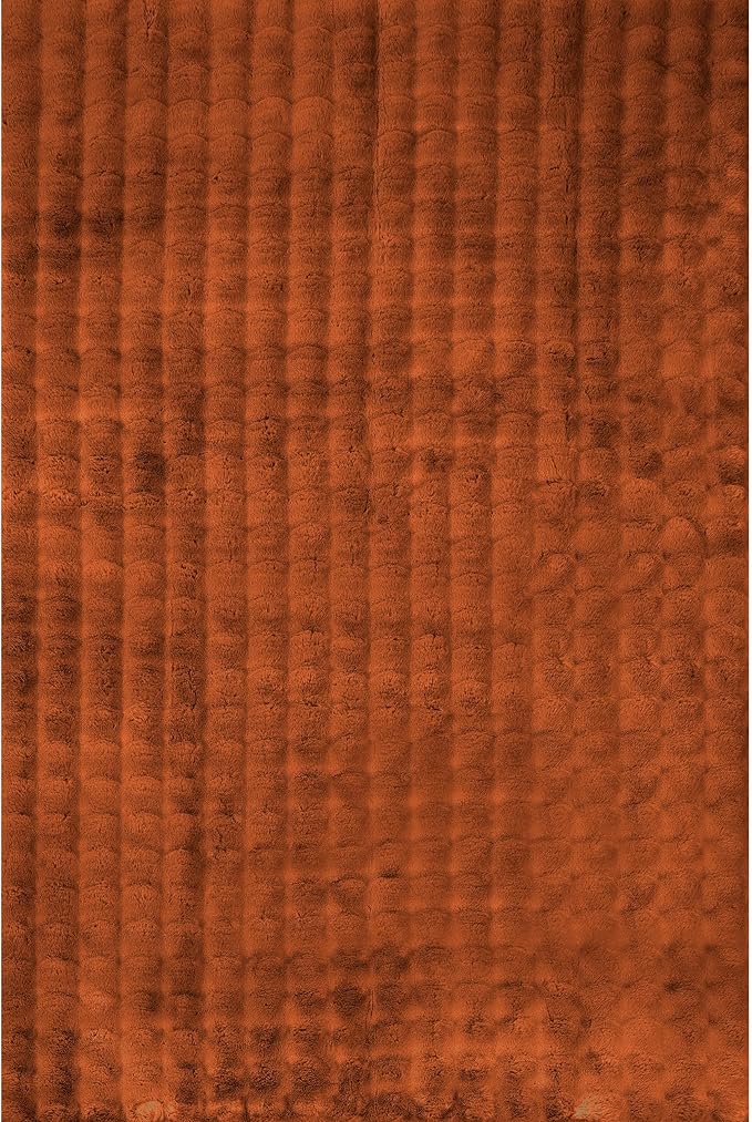 nuLOOM Jeni Checkered 3'9" x 6' Machine Washable Area Rug for Living Room Bedroom Dining Room Kitchen, Brick-Ruum Studio Home