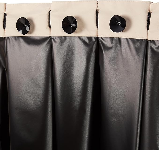 Amazon Basics Portable Blackout Curtain Shade with Suction Cups, 50"W x 78"L, 1-Pack, Beige-Ruum Studio Home