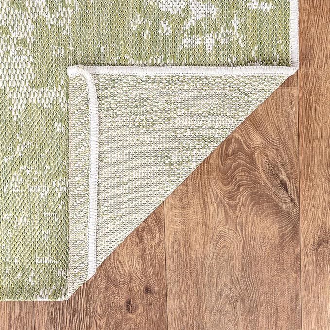 Keen Home Design Terrace Outdoor Area Rug - 5x8 Washable Indoor/Outdoor Rug for Patio, Kitchen, Balcony, Beach, Garden, Deck and Porch, Size: 5'3"x7'7"-Ruum Studio Home