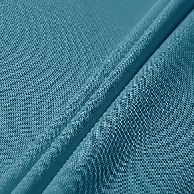 sancua Square Tablecloth - 70 x 70 Inch - Stain and Wrinkle Resistant Washable Polyester Table Cloth, Decorative Fabric Table Cover for Dining Tables, Buffet Parties and Camping, Teal-Ruum Studio Home