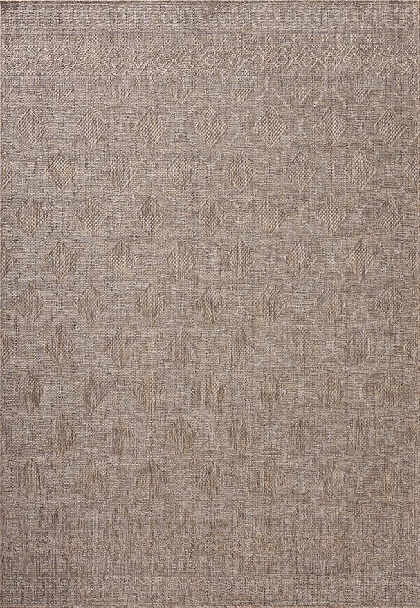 Loloi Amber Lewis Topanga Collection TOP-06 Natural/Mist 3'-11" x 5'-11" Indoor/Outdoor Accent Rug-Ruum Studio Home