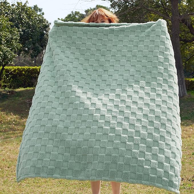 Bedsure GentleSoft Sage Green Throw Blanket for Couch - Super Soft Cozy Blankets Gifts for Women Men Girls, Cute Small Fleece Throws for Bedroom Home Decor, 50x70 Inches-Ruum Studio Home