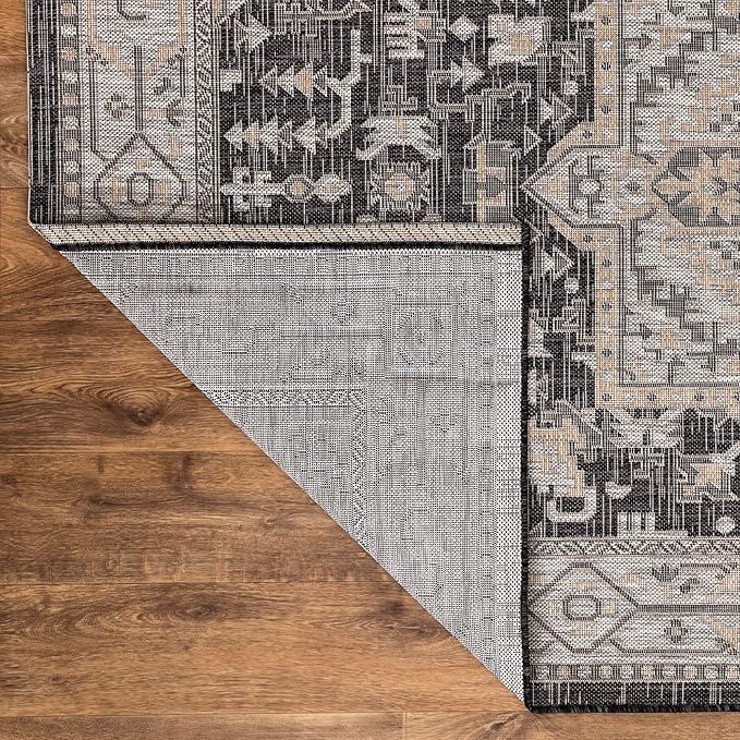 Keen Home Design Terrace Outdoor Area Rug - 6x9 Washable Indoor/Outdoor Rug for Patio, Kitchen, Balcony, Beach, Garden, Deck and Porch, Size: 6'x8'10"-Ruum Studio Home