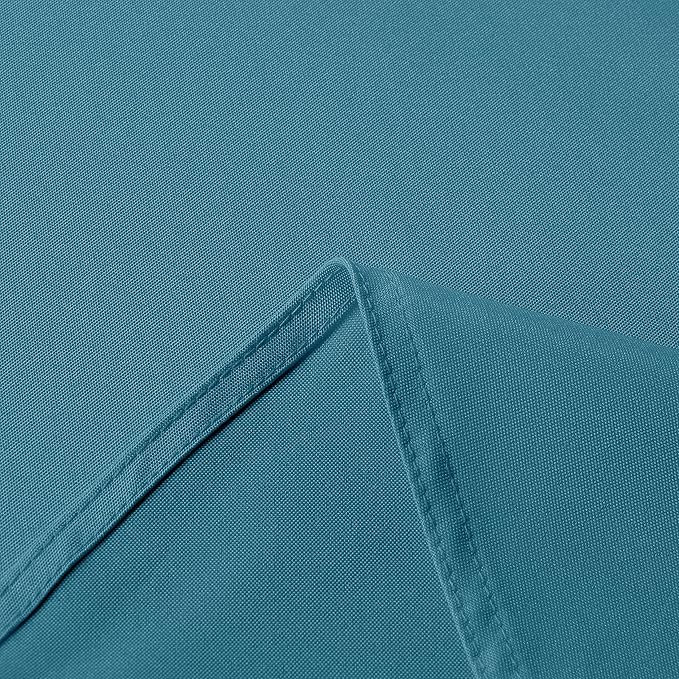 sancua Rectangle Tablecloth - 60 x 120 Inch - Stain and Wrinkle Resistant Washable Polyester Table Cloth, Decorative Fabric Table Cover for Dining Tables, Buffet Parties and Camping, Teal-Ruum Studio Home