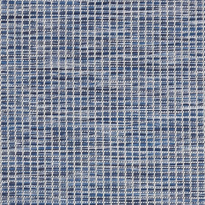 Nourison Positano Indoor/Outdoor Navy Blue 3' x 5' Area Rug, Easy Cleaning, Non Shedding, Bed Room, Living Room, Dining Room, Backyard, Deck, Patio (3x5)-Ruum Studio Home