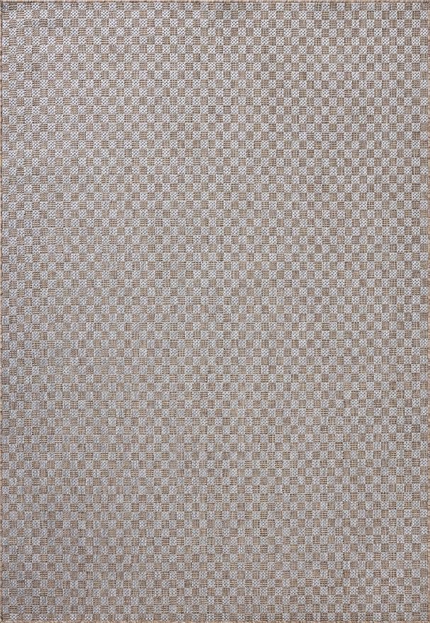 Loloi Amber Lewis Topanga Collection TOP-02 Natural/Silver 5'-3" x 7'-6" Indoor/Outdoor Area Rug-Ruum Studio Home