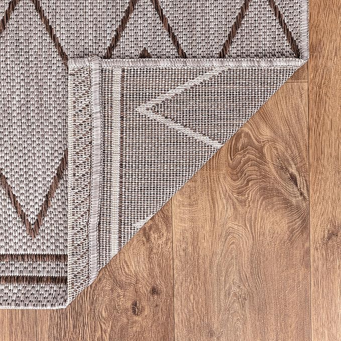 Keen Home Design Terrace Outdoor Runner Rug - 2x8 Washable Indoor/Outdoor Rug for Patio, Kitchen, Balcony, Beach, Garden, Deck and Porch, Size: 2'2"x7'7"-Ruum Studio Home