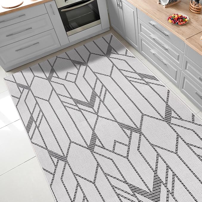 Keen Home Design Terrace Outdoor Area Rug - 12x15 Washable Indoor/Outdoor Rug for Patio, Kitchen, Balcony, Beach, Garden, Deck and Porch, Size: 12'x15'-Ruum Studio Home