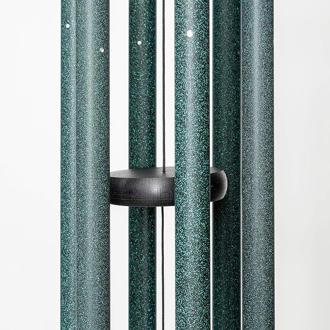 Corinthian Bells by Wind River – 30 inch Green Wind Chime for Patio, Backyard, Garden, and Outdoor Decor (Aluminum Chime) Made in The USA-Ruum Studio Home