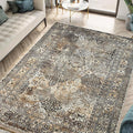 Keen Home Design 6x9 Rug - Machine Washable Area Rug with Non-Slip Backing, Ideal for Living Room, Dining Room, Bedroom - Vintage, Easy Clean, Durable, Low Pile Rug - (6' x 9')-Ruum Studio Home