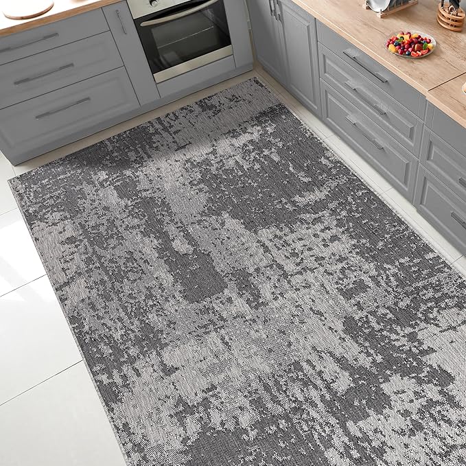 Keen Home Design Terrace Outdoor Area Rug - 10x14 Washable Indoor/Outdoor Rug for Patio, Kitchen, Balcony, Beach, Garden, Deck and Porch, Size: 10'x14'-Ruum Studio Home