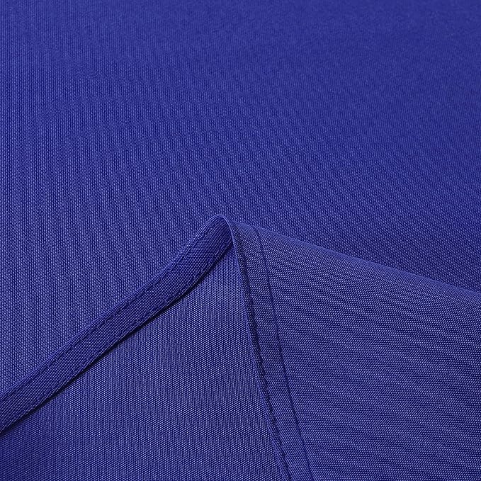 sancua Rectangle Tablecloth - 60 x 84 Inch - Stain and Wrinkle Resistant Washable Polyester Table Cloth, Decorative Fabric Table Cover for Dining Tables, Buffet Parties and Camping, Blue-Ruum Studio Home
