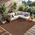 CAMILSON Outdoor Rug 9x12 Modern Area Rugs for Large Indoor and Outdoor Patios and Porches - Waterproof, Washable, Non-Shedding, Easy-to-Clean Outside Carpet (9 x 12, Solid - Gold)-Ruum Studio Home