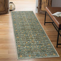 Keen Home Design 2x12 Rug - Machine Washable Runner Rug with Non-Slip Backing, Ideal for Hallway, Entryway, Kitchen, Laundry Room - Vintage, Easy Clean, Durable, Low Pile - (2'6" x 12')-Ruum Studio Home