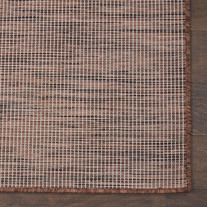 Nourison Positano Indoor-Outdoor Natural 9' x 12' Area Rug, Easy Cleaning, Non Shedding, Bed Room, Living Room, Dining Room, Backyard, Deck, Patio (9x12)-Ruum Studio Home