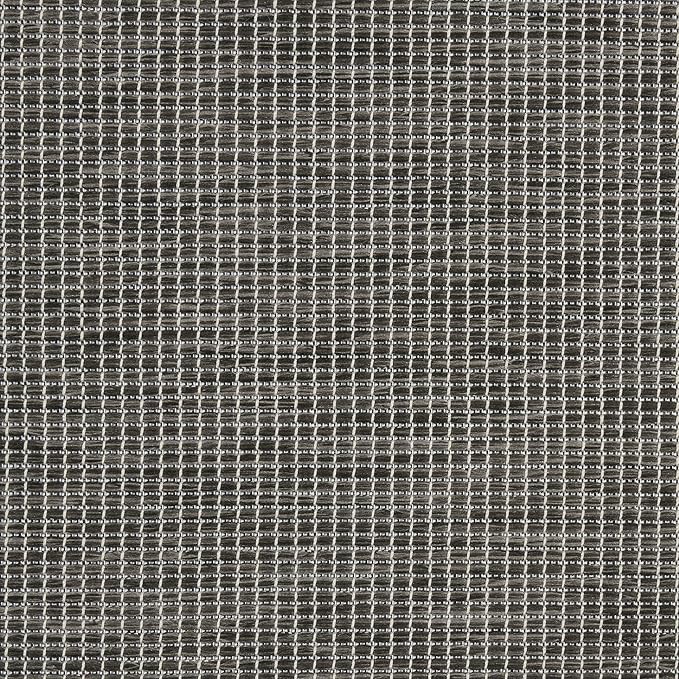 Nourison Home Positano Charcoal 8' x 10' Area Rug, Modern, Solid, Indoor/Outdoor, Easy Cleaning, Non Shedding, Bed Room, Living Room, Deck, Backyard-Ruum Studio Home