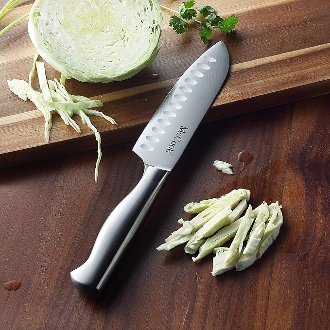 McCook® Knife Sets, German Stainless Steel Knife Block Sets with Built-in Sharpener-Ruum Studio Home