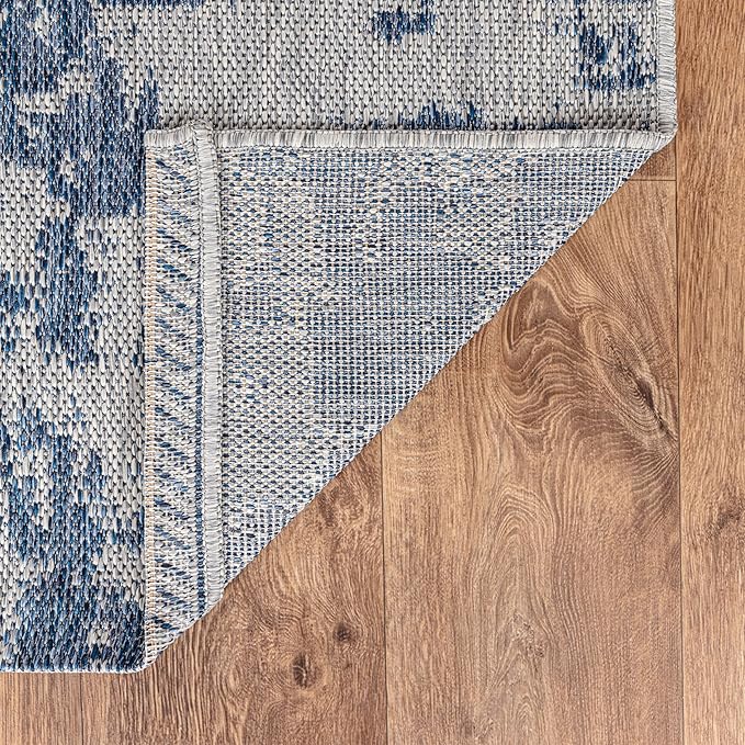 Keen Home Design Terrace Outdoor Area Rug - 8x10 Washable Indoor/Outdoor Rug for Patio, Kitchen, Balcony, Beach, Garden, Deck and Porch, Size: 7'7"x10'-Ruum Studio Home