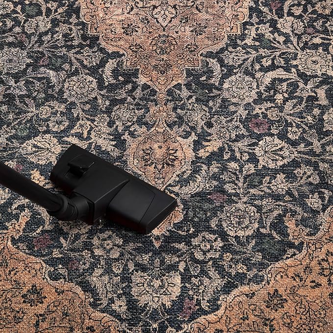 Keen Home Design 2x10 Rug - Machine Washable Runner Rug with Non-Slip Backing, Ideal for Hallway, Entryway, Kitchen, Laundry Room - Vintage, Easy Clean, Durable, Low Pile - (2'6" x 10')-Ruum Studio Home