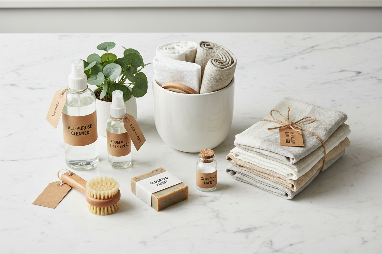 I ordered a selection of eco-friendly cleaning essentials along with a ceramic storage container, and everything arrived beautifully packaged. The quality exceeded my expectations for the price. My home feels fresher, more organized, and effortless to maintain. This has quickly become my go-to for household essentials. 